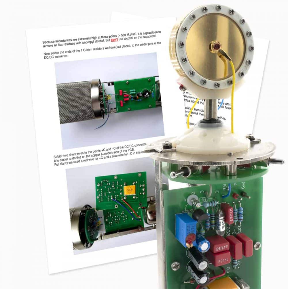 Guia de construção do kit de microfone DIY